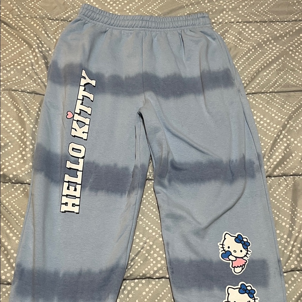 Sanrio Hello Kitty Blue Tie-Dye Joggers